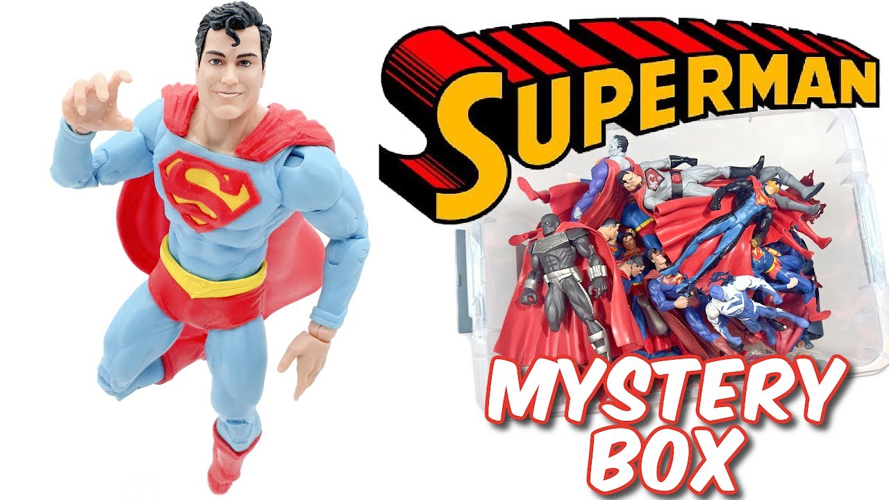 SUPERMAN Mystery Box!!!  Over 25 years of Action Figures!