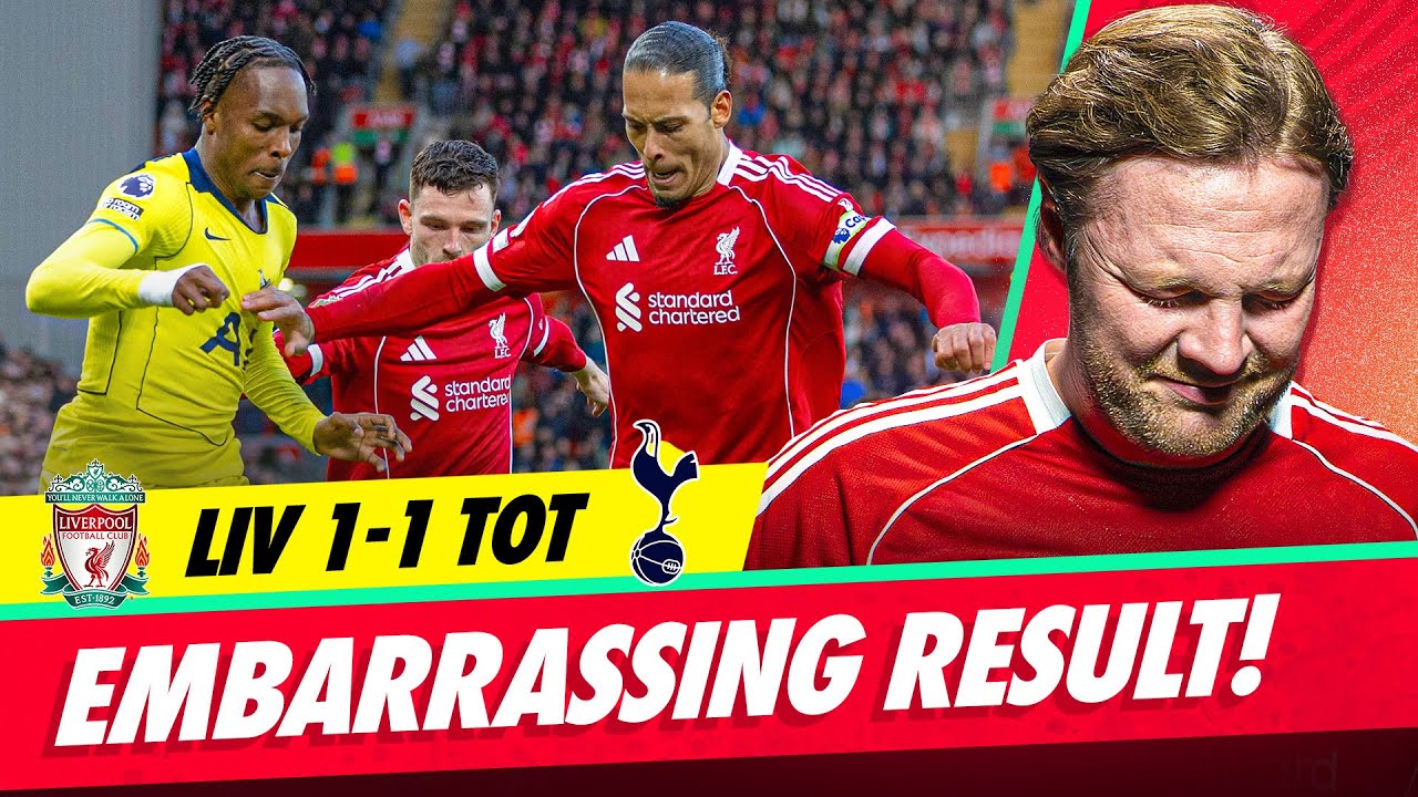 MOST EMBARRASSING RESULT OF SEASON! DISGRACE! | LIVERPOOL 1-1 TOTTENHAM | AGT