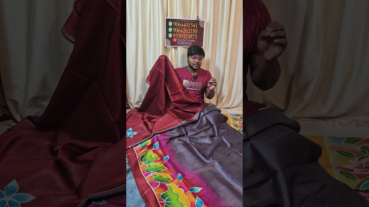 এই শাড়ি – চোখের পলকে Sold Out🥳🤭| Mom Chitra Batik | Batik Hand Print | Batik Print Saree |