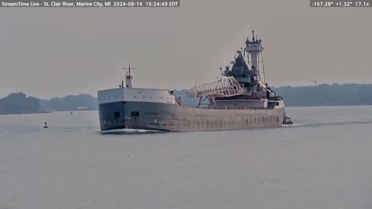 Philip R Clarke salutes & Victory & Maumee meet in Marine City on Aug 14th, 2024