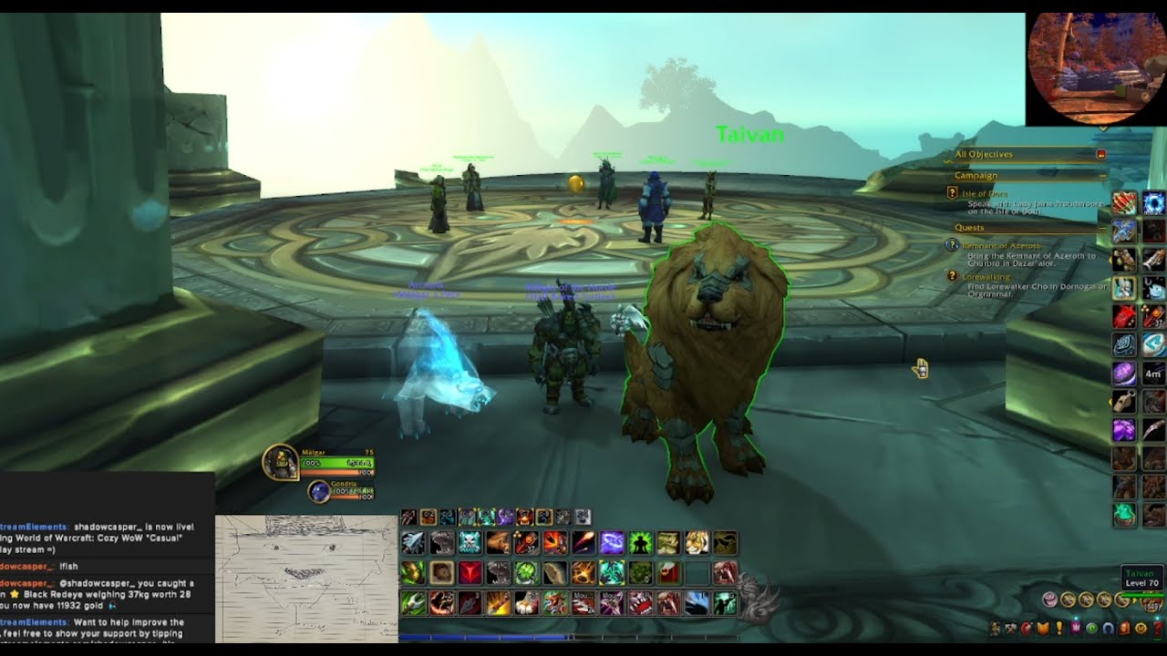 Cozy Wow stream part 11 part 1