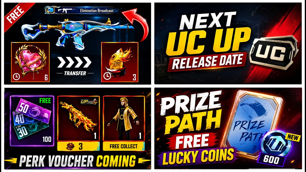 🚨Big Mistake | FREE Aug Gun Trick | Naruto Gem Transfer To Tidal M416 | Uc Up  Event Release Date