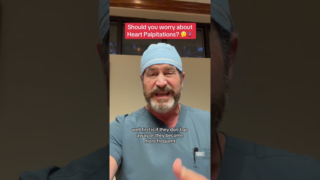 Should you worry about heart palpitations? #doctor #surgeon #heartdoctor #hearthealth #fypツ