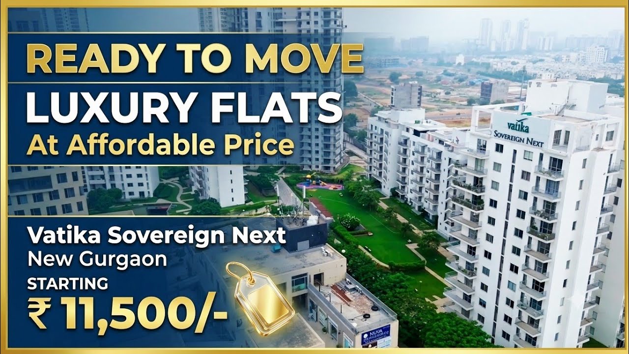 Ready to move apartment in New Gurgaon with low density at Affordable price