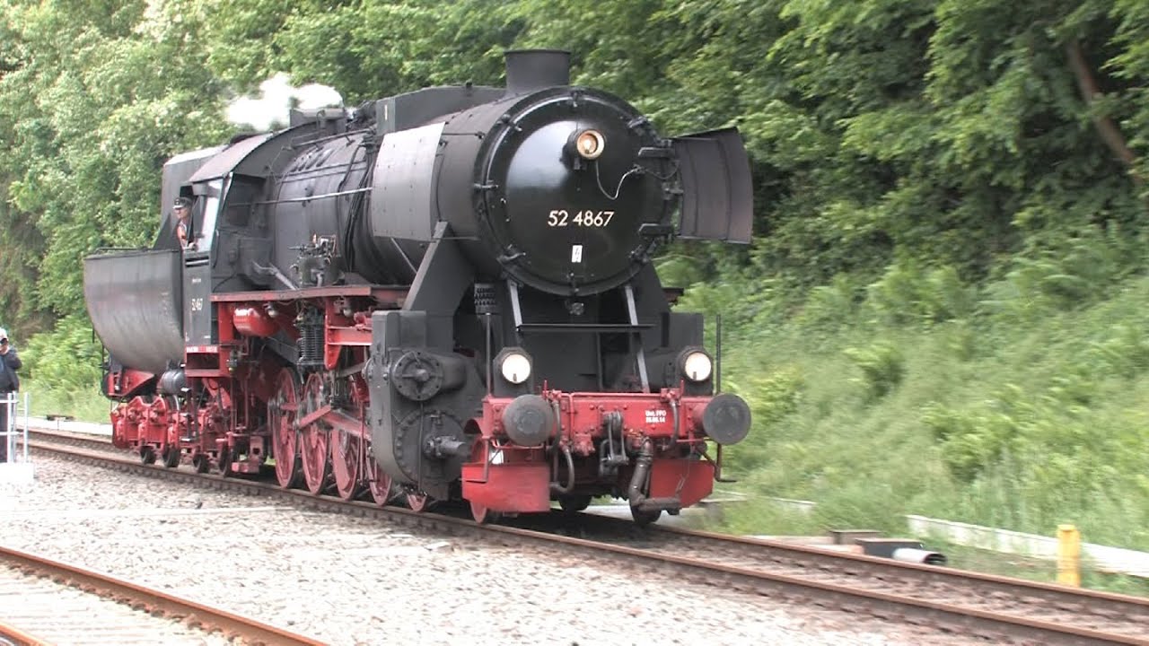 Dampfspektakel 2014, BR 52 4867 in der Pfalz HD