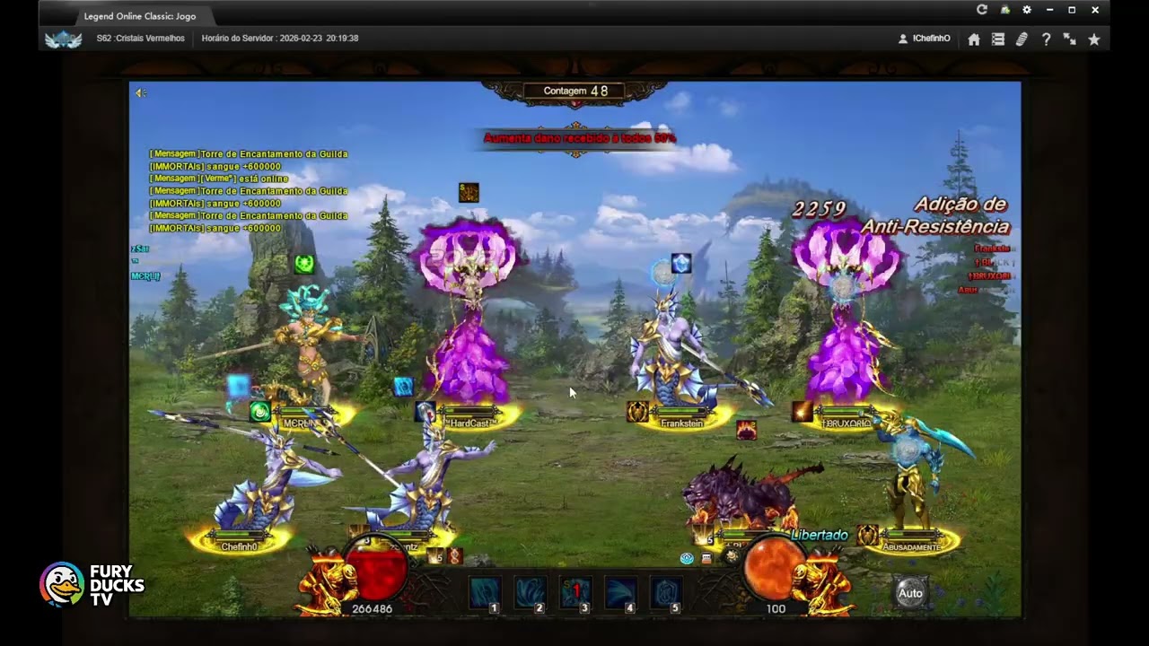 ⚔️ LEGEND ONLINE CLASSIC | GVG não Combinada | 23/02/26