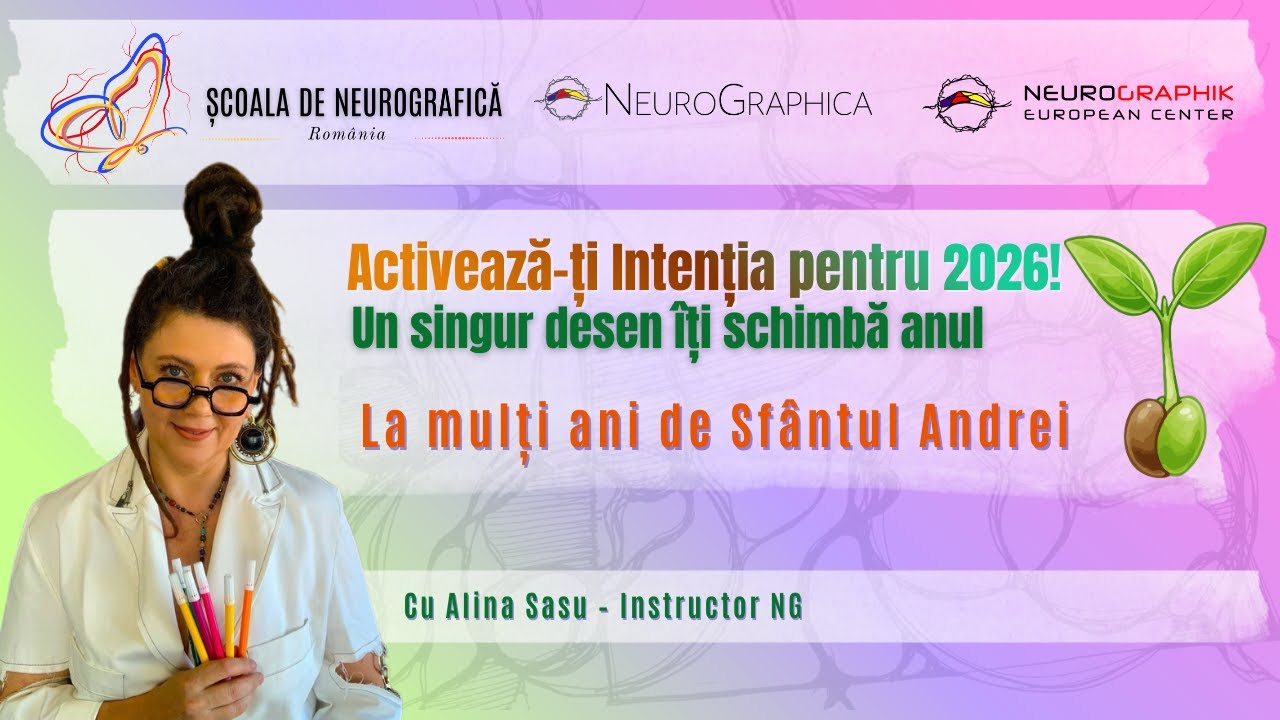 Ritual NeuroGrafic de Sfântul Andrei 🌱Activează-ți Intenția pentru 2026 ✨ | Desen ghidat pas cu pas