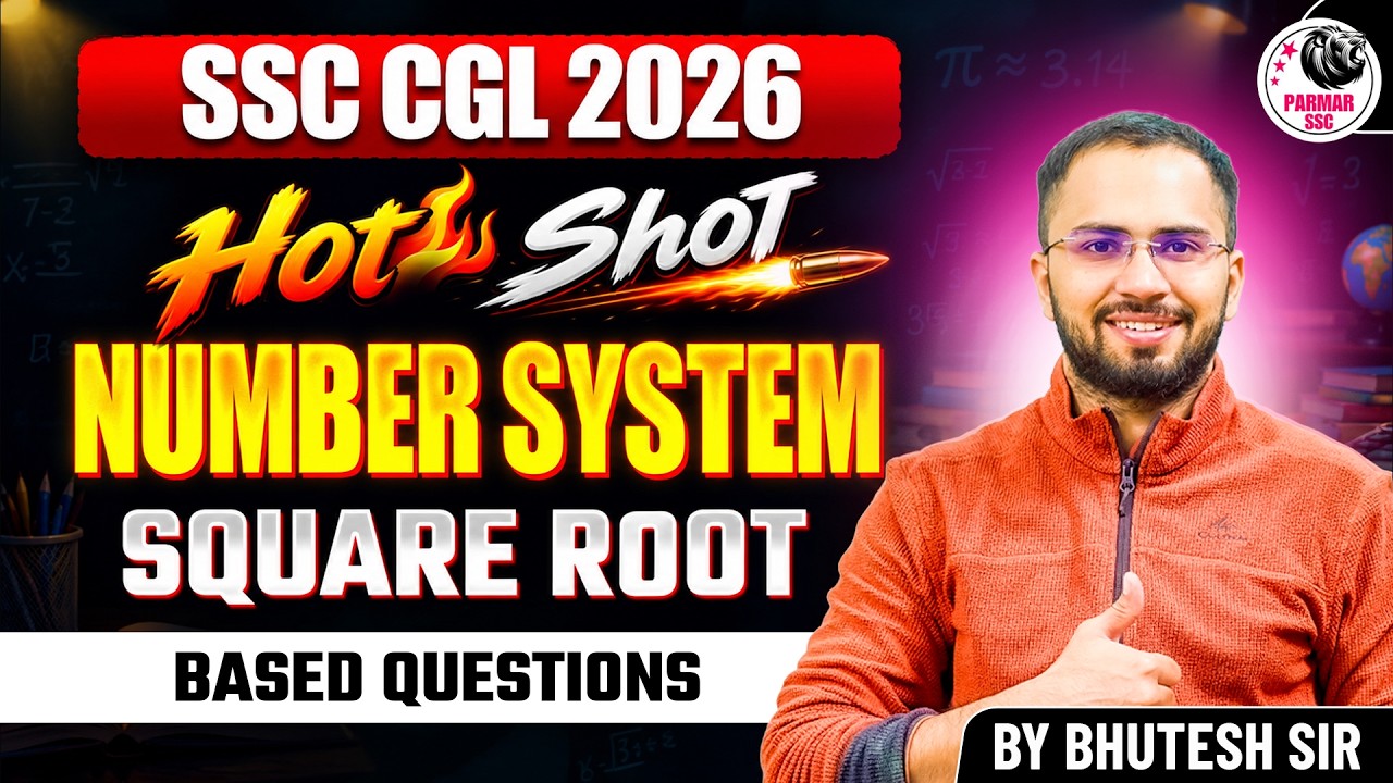 SSC CGL 2026 | QUES. BASED ON SQUARE ROOT | MATHS HOTSHOT
