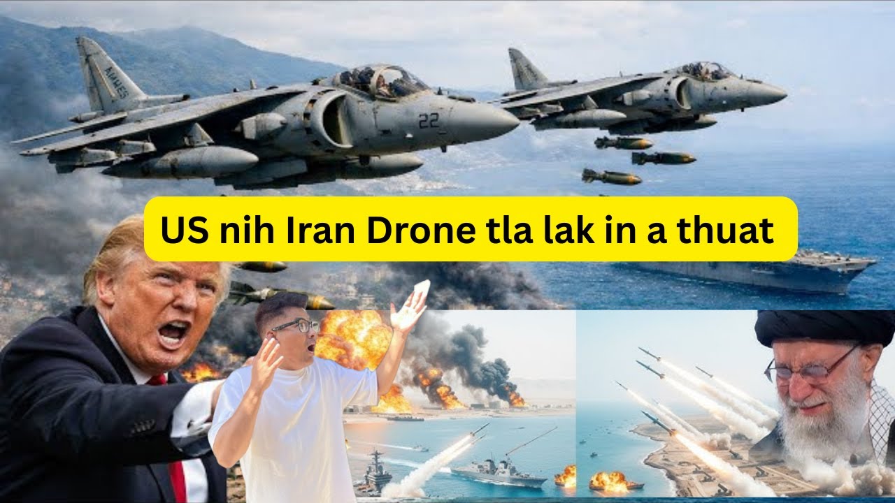 US nih Iran Drone tla lak in a thuat