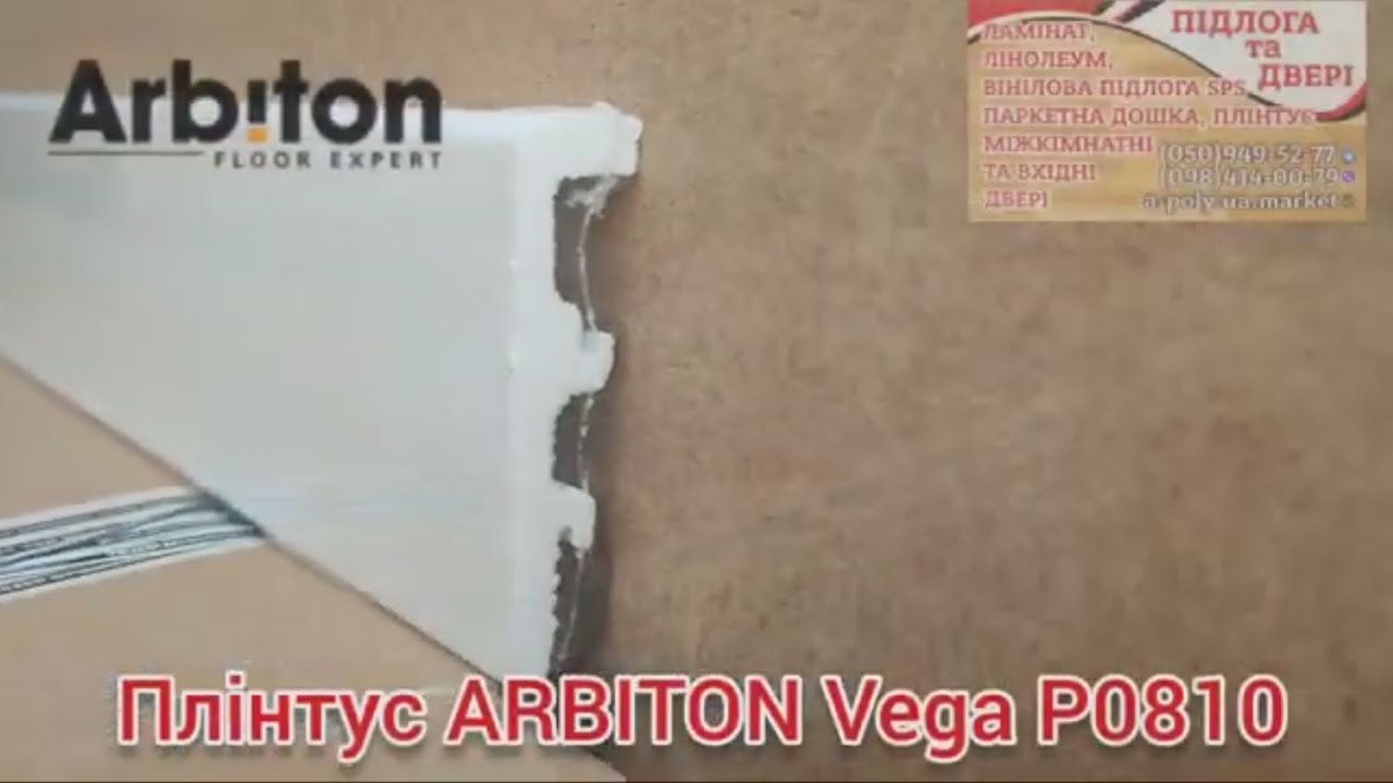 Плінтус Arbiton VEGA P0810 експрес огляд