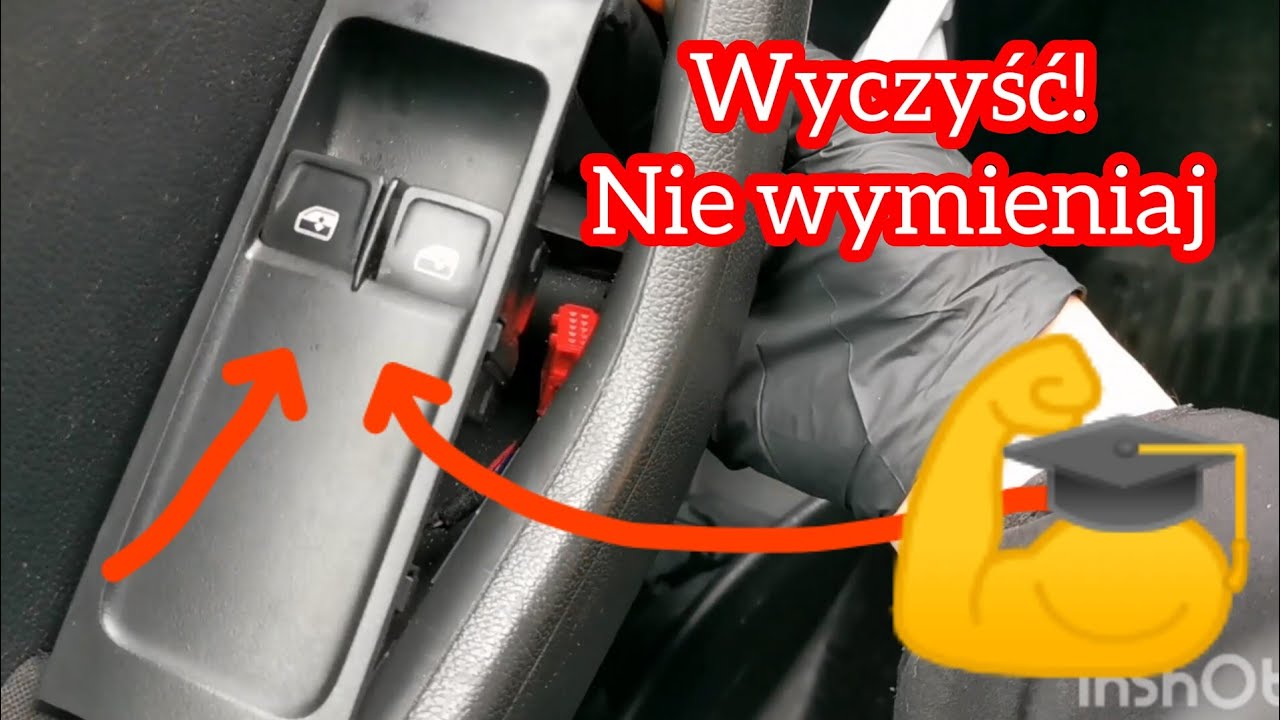 vag vw skoda fabia nie działają przyciski szyby - 10 minut naprawa poprzez czyszczenie