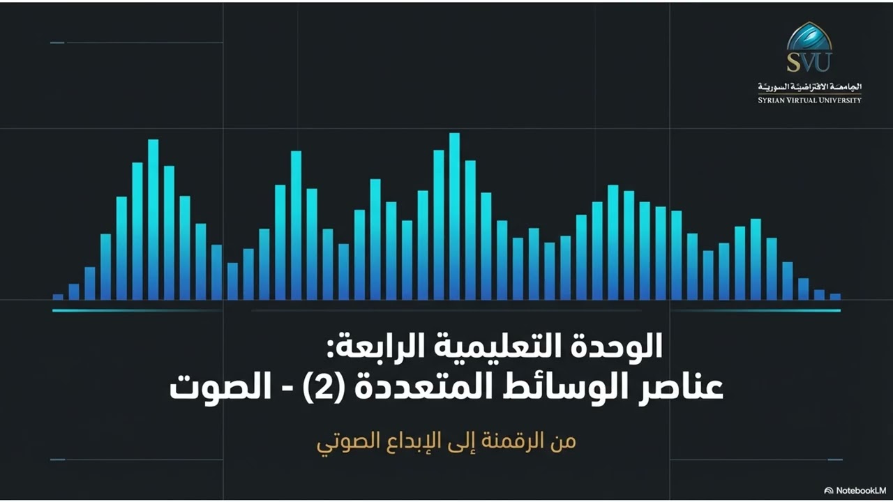 المحاضرة الرابعة: الوسائط المتعددة