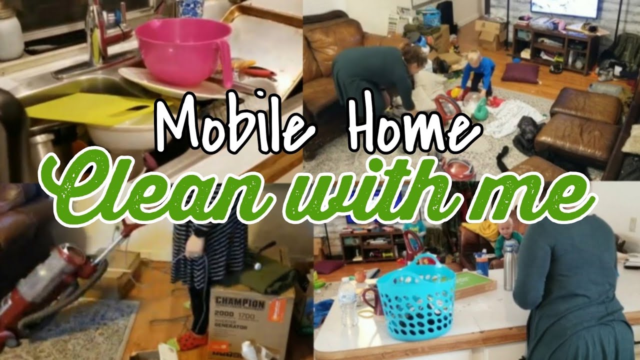 REALISTIC MOBILE HOME CLEAN WITH ME