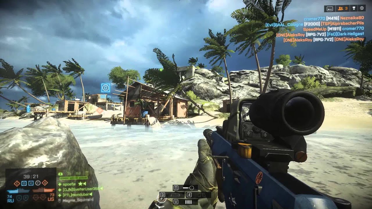 Battlefield 4 Carrier Assault On Nansha Strike 1080p 64 Players