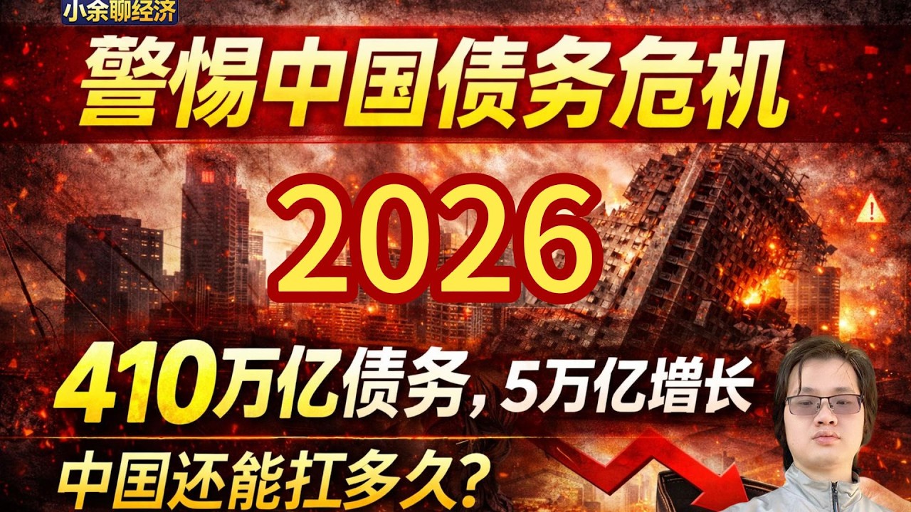警惕中国债务危机。410万亿债务，5万亿的GDP增长，中国还能扛多久？#中国经济#M2#货币超发#债务危机