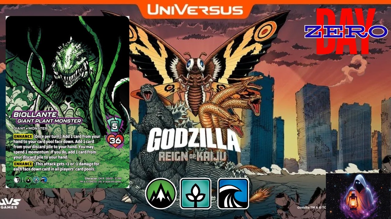 Universus Godzilla Reign of Kaiju Day 0 Build- Biollante