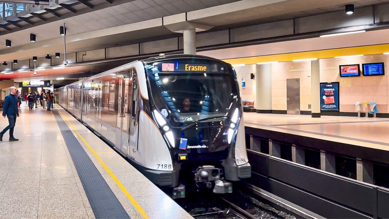 Метро в Брюсселе, Бельгия 🇧🇪 | 2024 год