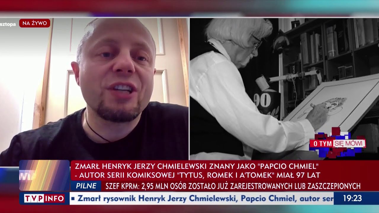 Cezary Krysztopa: Dla mnie osobiście Papcio Chmiel jest nauczycielem rysunku