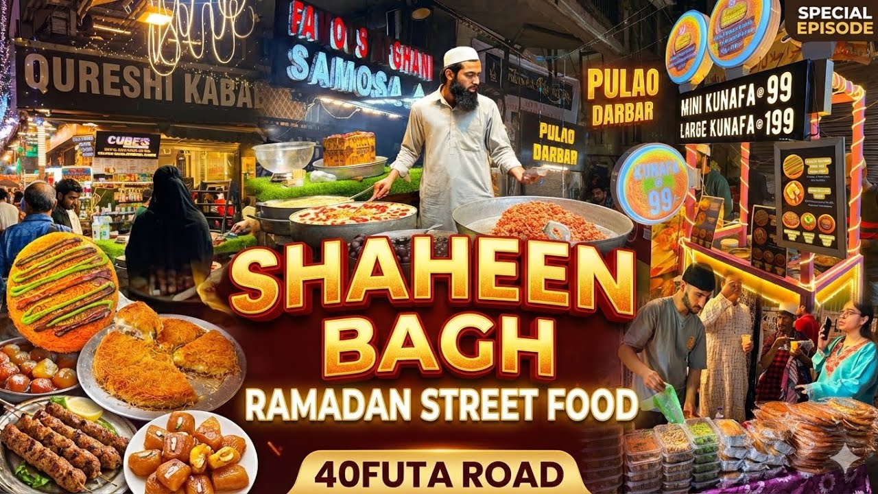 Best Iftar in Delhi: Shaheen Bagh 40 Futa Road Food Walk 🌙
