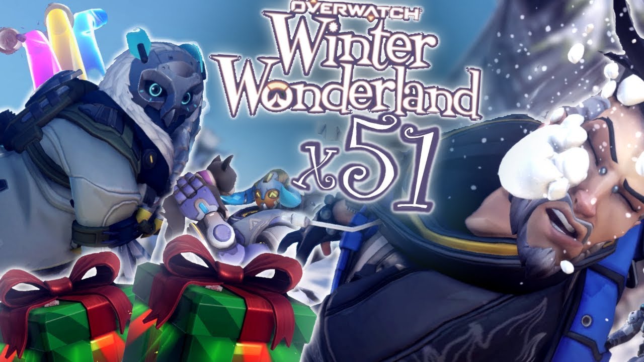 Overwatch - Avataan 51 Winter Wonderland 2017 Loot Boxia!