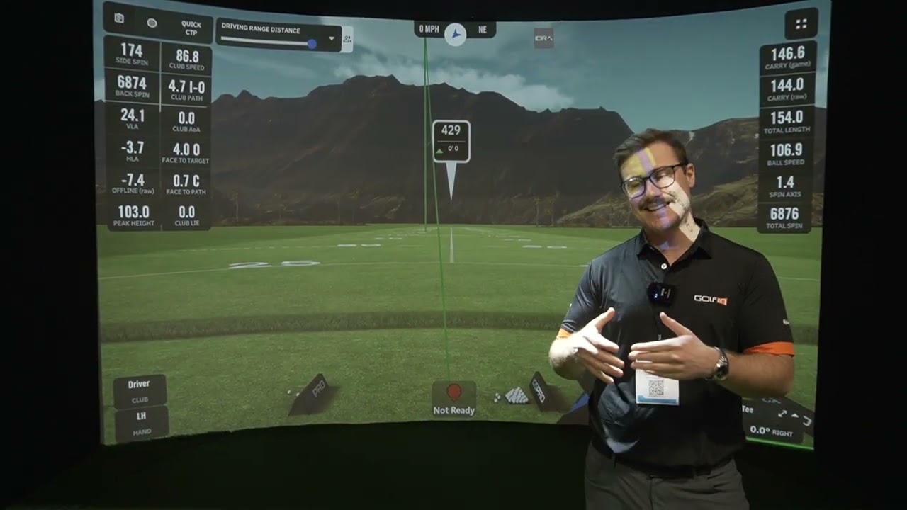 Анализатор ударов GolfIn IDRA II с поддержкой искусственного интеллекта (плюс еще не выпущенная м...