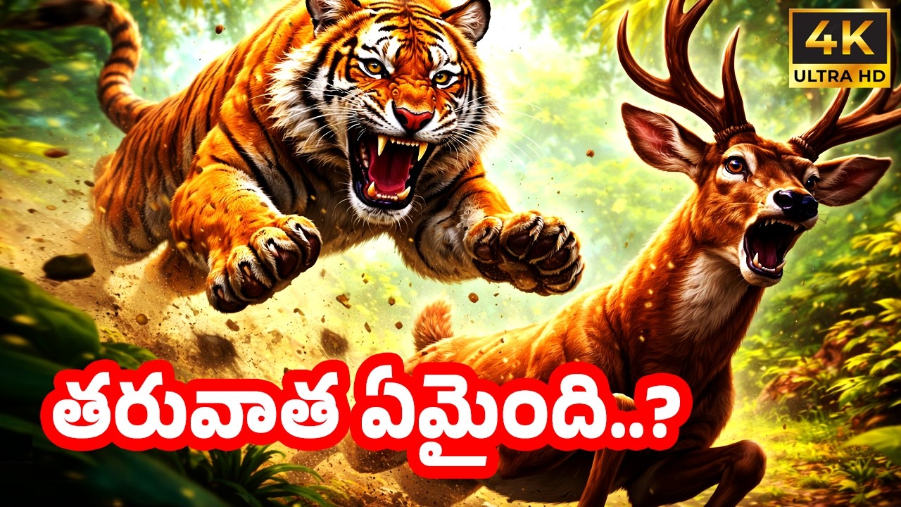 “Did the Deer Escape the Tiger? Shocking Twist in the Final Second!” 😱🐯