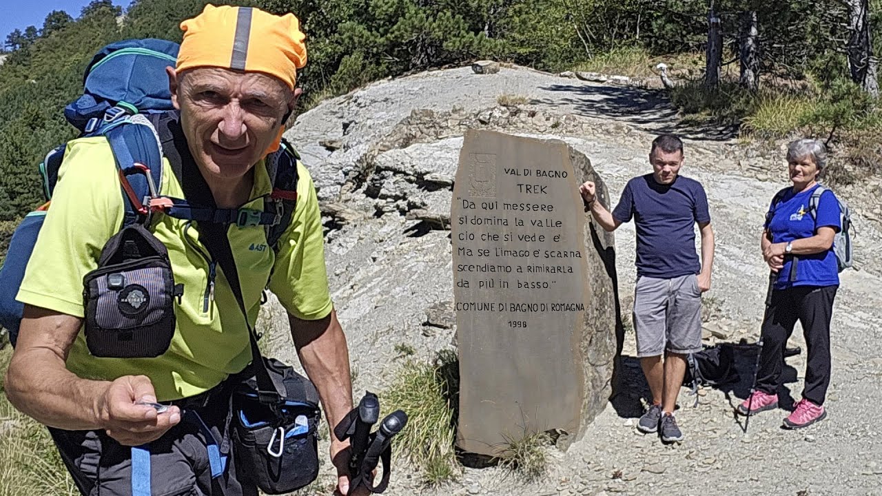 Trekking 14,81 km anello delle valli - Bagno di Romagna - Poggiaccio - passo m. Carpano  20-09-2025