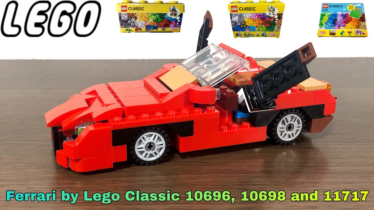 LEGO Classic 10696, 10698 and 11717 assembly to Ferrari #74
