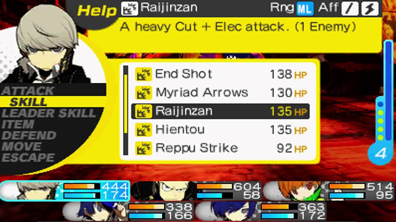 Persona Q - Optional Boss: Festival Dudes FOE (Risky Mode)