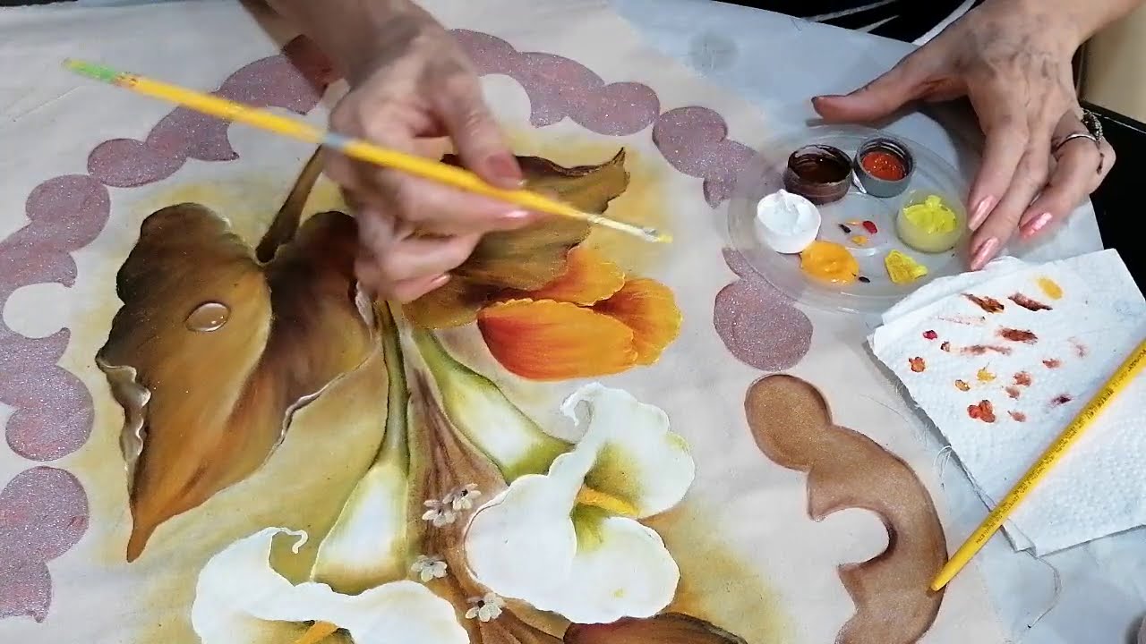 COMO PINTAR TULIPÁN CON LA MAESTRA TERE GREGORIO