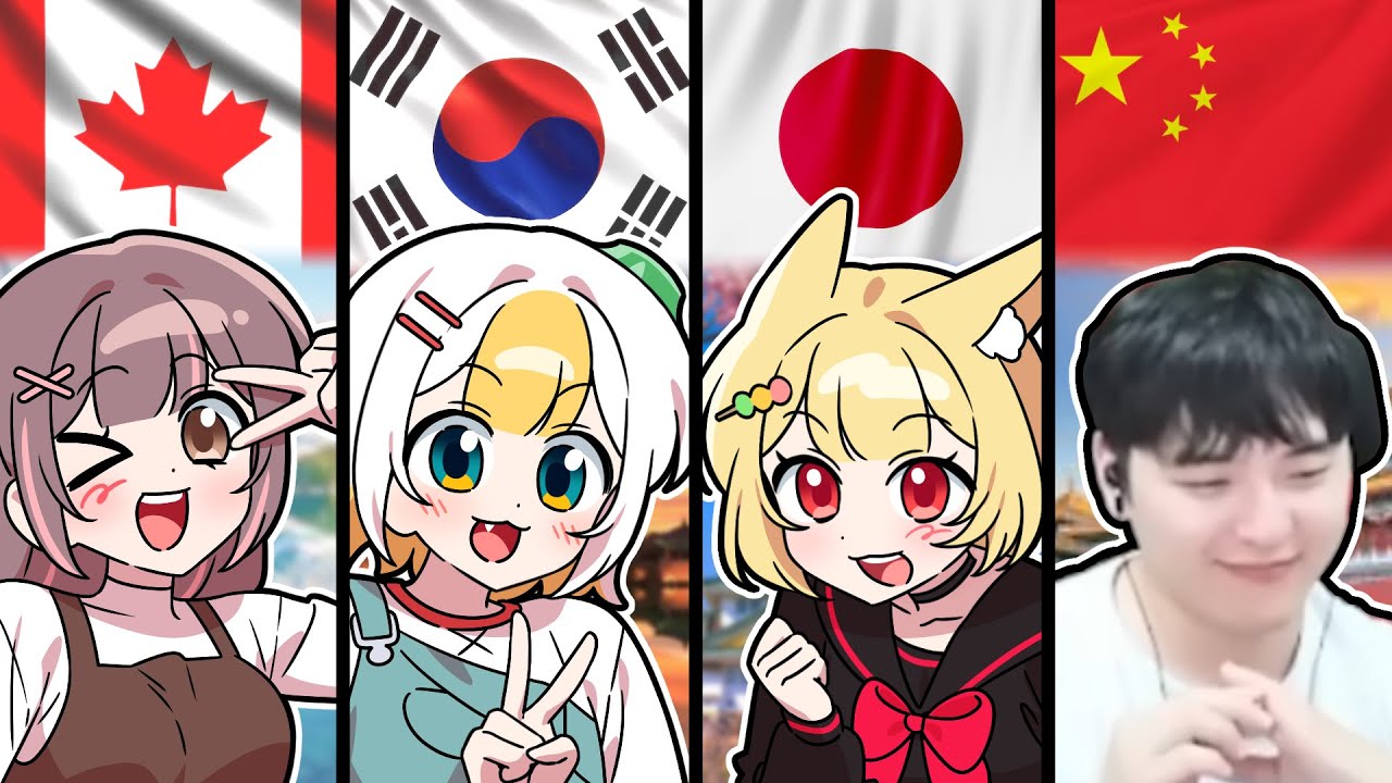 4개국 발음대결, 한국 대표로 참가했습니다