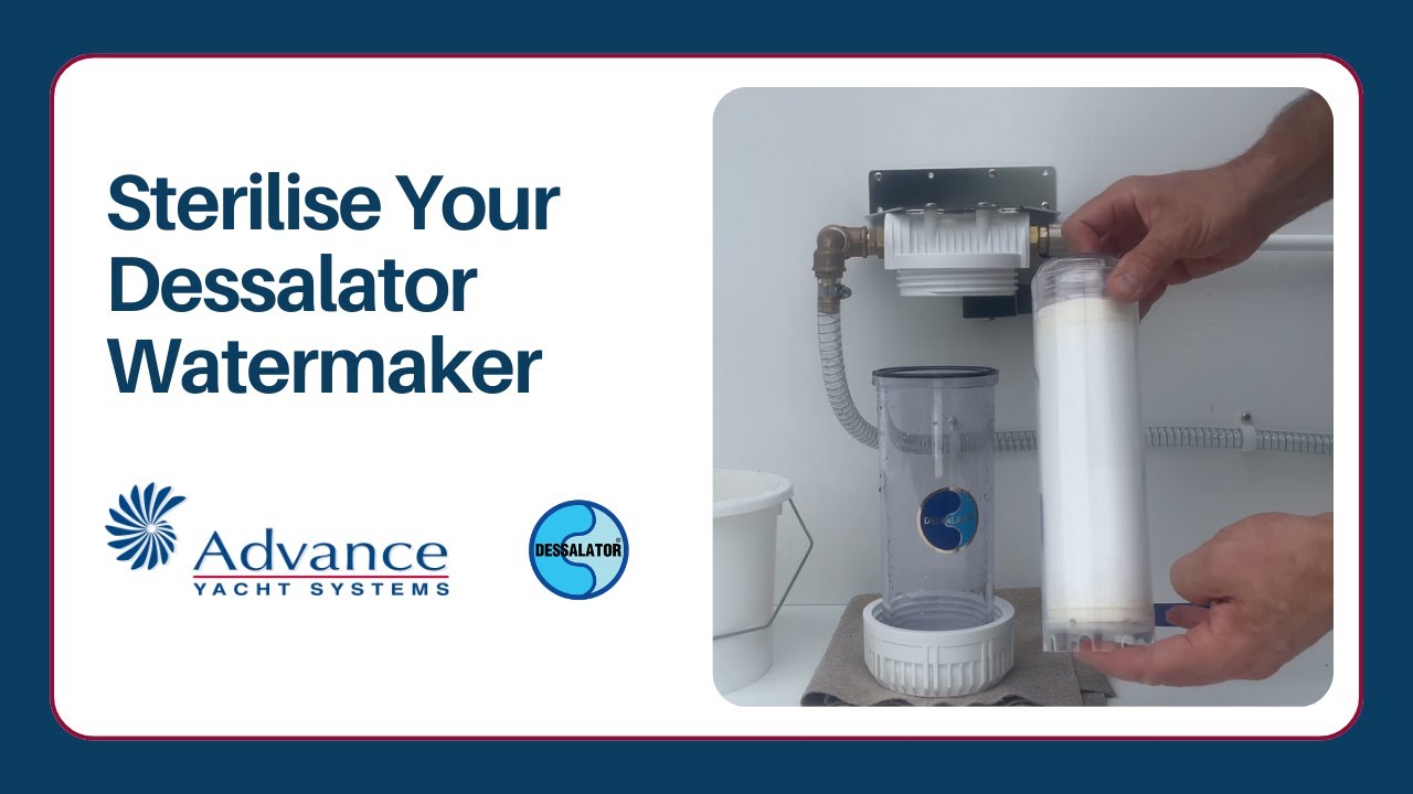 Sterilising Your Dessalator Watermaker