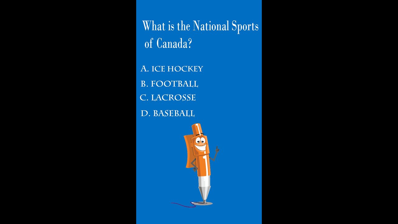 National Sport of Canada? कनाडा का राष्ट्रीय खेल ? Sport National du Canada ?#shorts #quiz  #canada