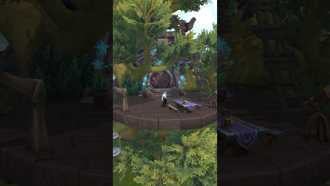 My new Night Elf druid treehouse has a secret &mdash;  ⁨@Warcraft⁩  Housing