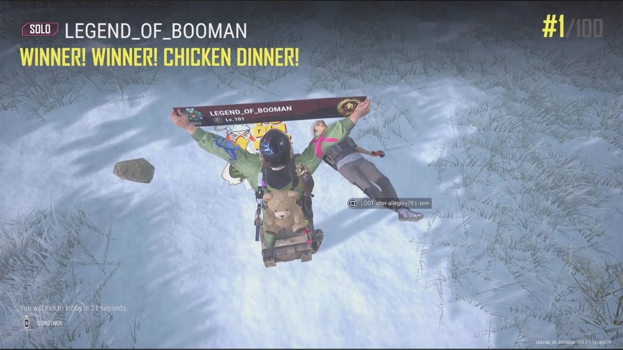 JOT381 PUBG 020226 ERANGEL 7 KILLS 2357th SOLO WIN 1/100 CHICKEN DINNER SOLO