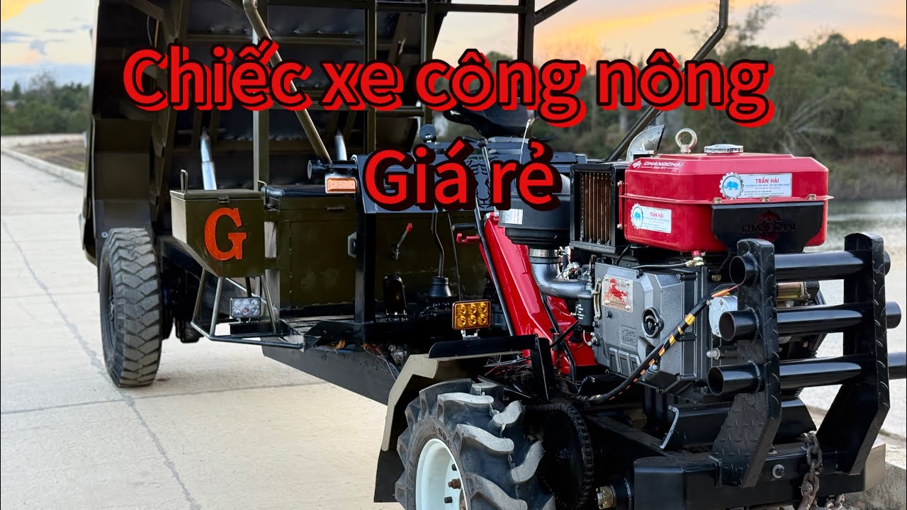 Xe công nông cầu đẩy ben giá rẻ #côngnôngtn #cơkhívinhguin
