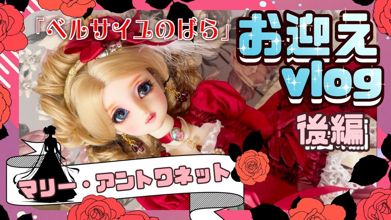 【開封動画②】ベルサイユのばら マリー・アントワネットをお迎えしました！(後編)【Volks スーパードルフィー / BJD ドール】