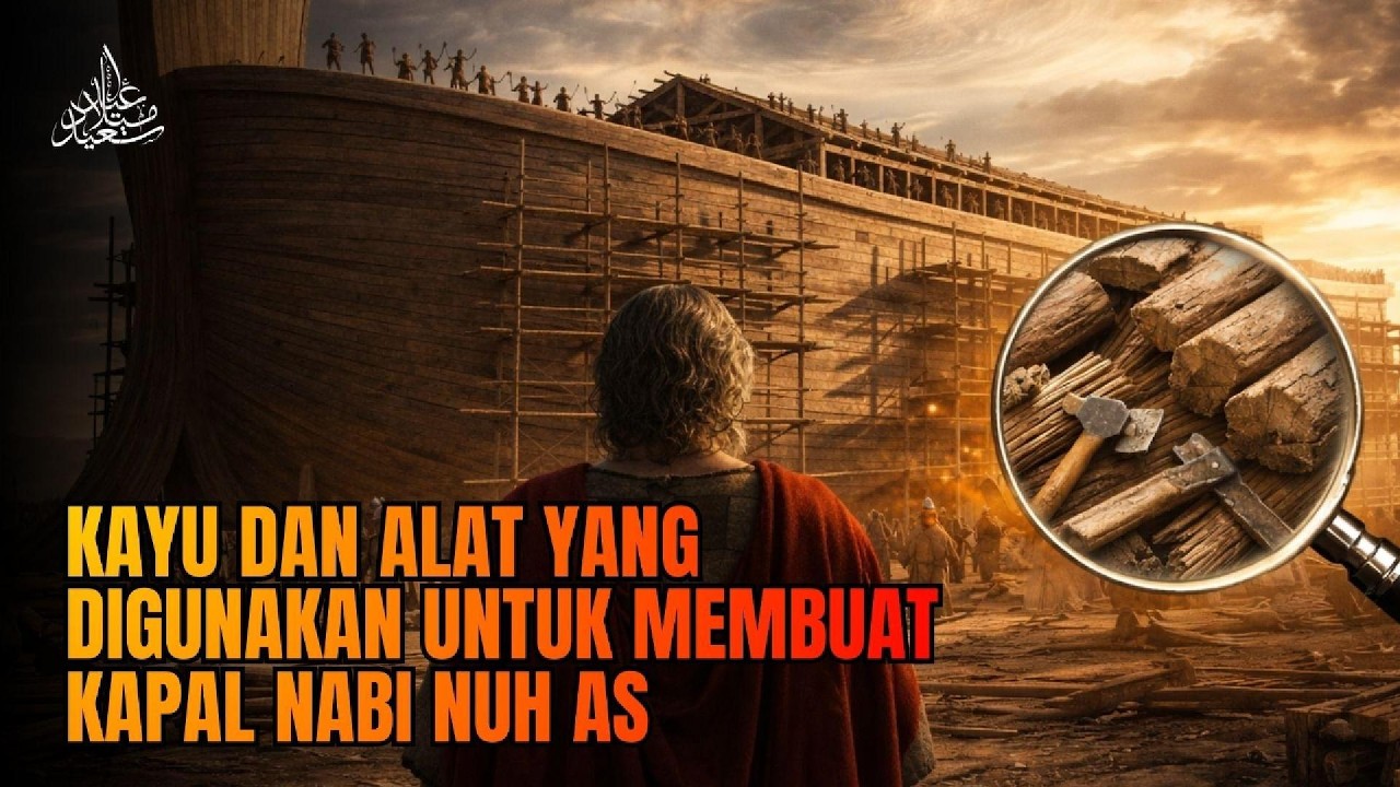 INILAH ALAT DAN KAYU JAMAN DAHULU YANG DIGUNAKAN UNTUK MEMBUAT KAPAL NABI NUH
