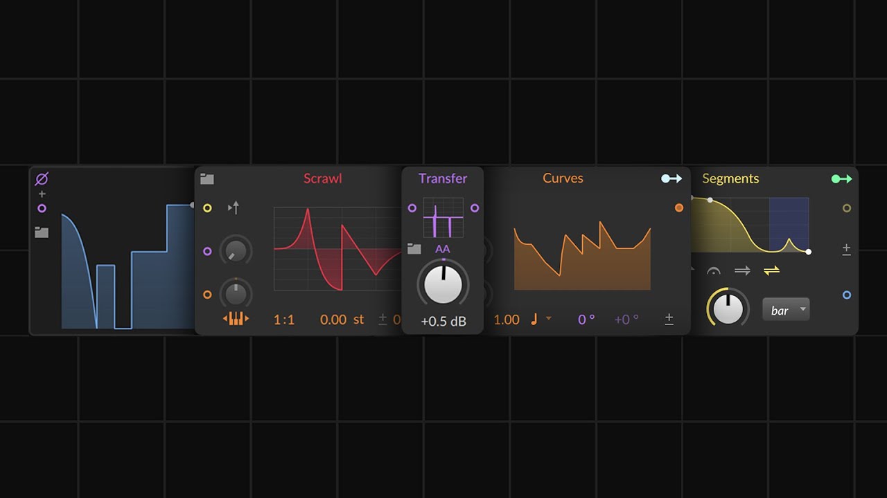 Руководство по MSEG Bitwig Studio 5
