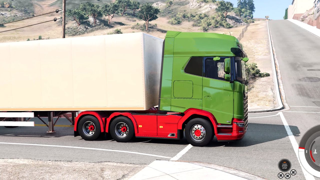 BeamNG Drive - 6x4 Segra Ultimat on the West Coast USA Part 1