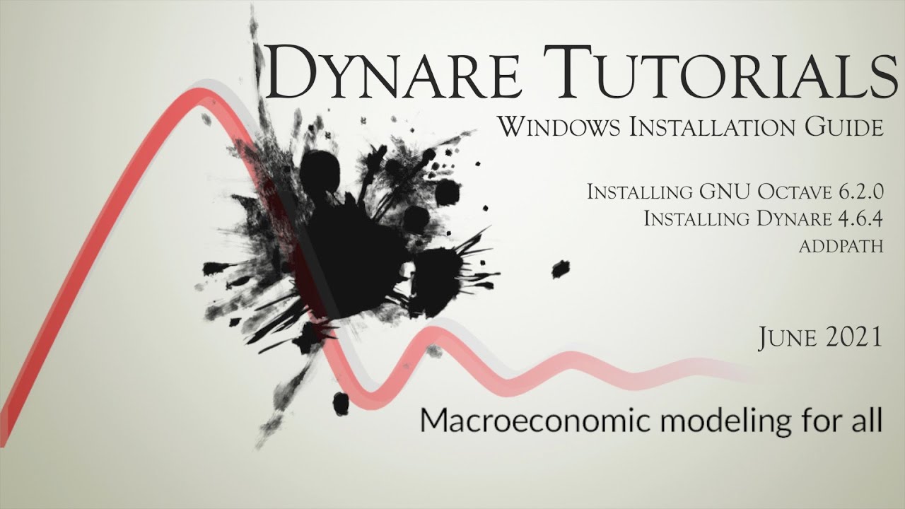 Dynare 4.6.4 with Octave 6.2.0: Windows Installation Guide