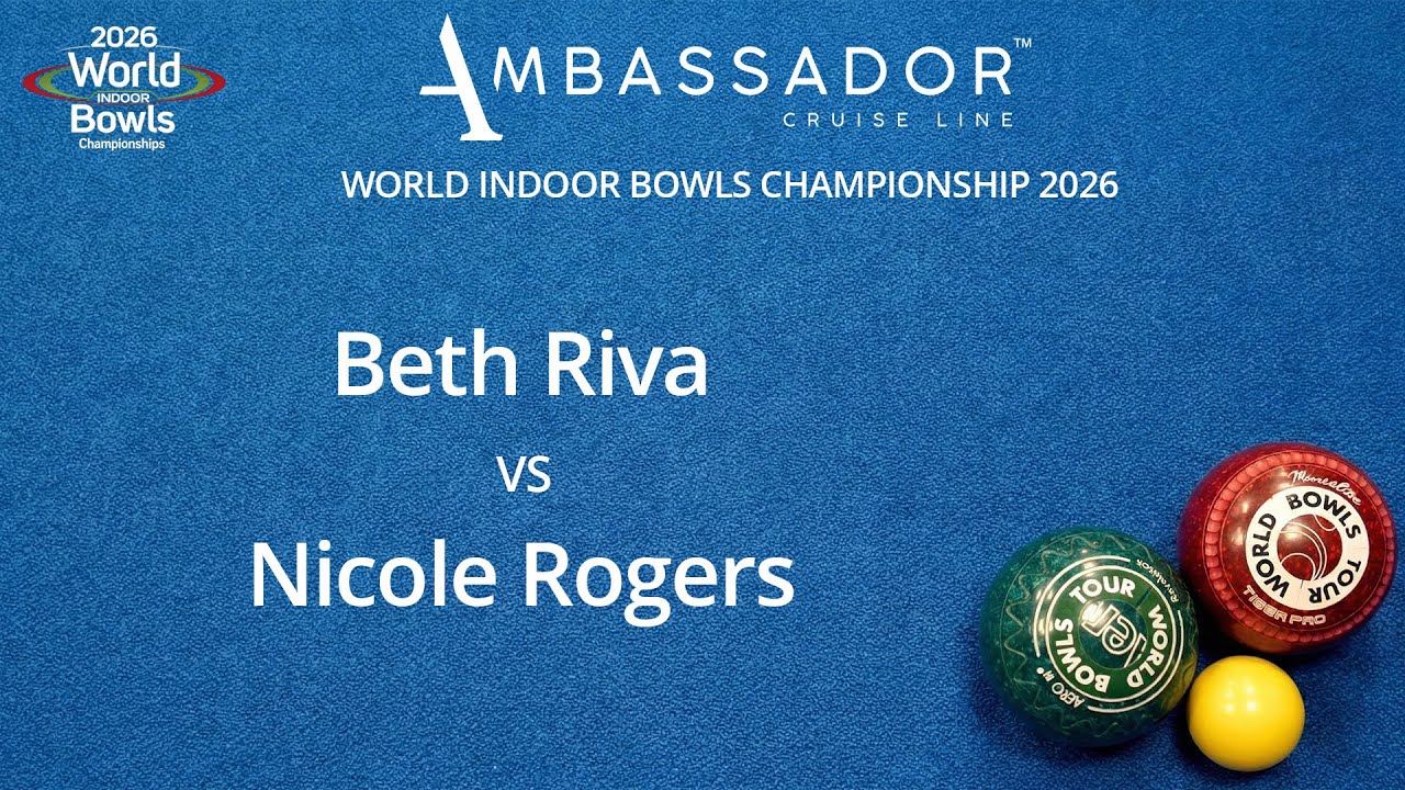 World Indoor Bowls Championship 2026 Beth Riva vs Nicole Rogers - Day 13 Match 3