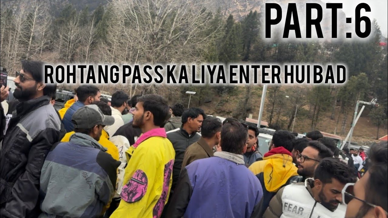 Rohtang pass ka gate hue bad public Ko aaya gussa 😡 and full watch the #manali #travel #trending  