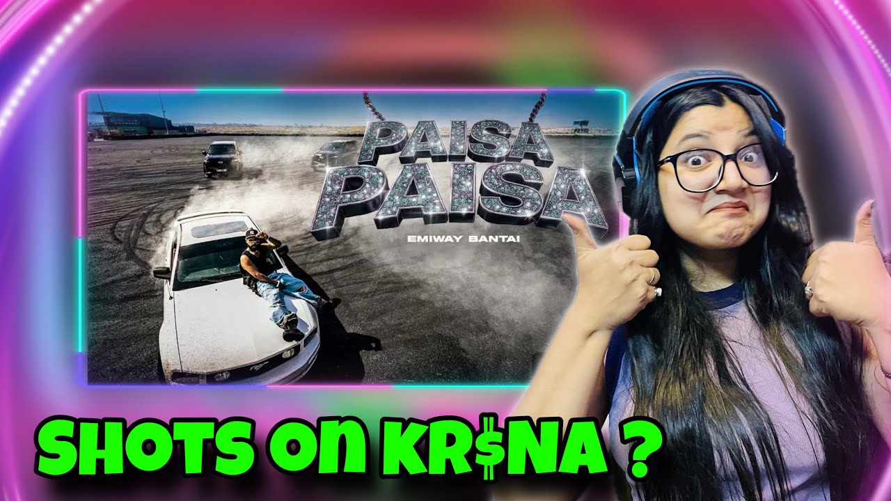 EMIWAY BANTAI - PAISA PAISA(Official Video) Music By TONY JAMES | Reaction Video