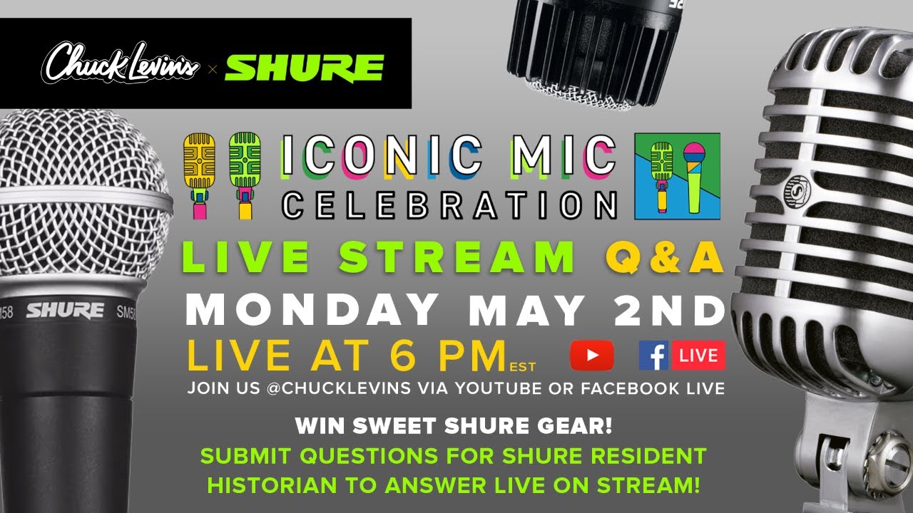 Shure Iconic Mic Week Livestream Q&A