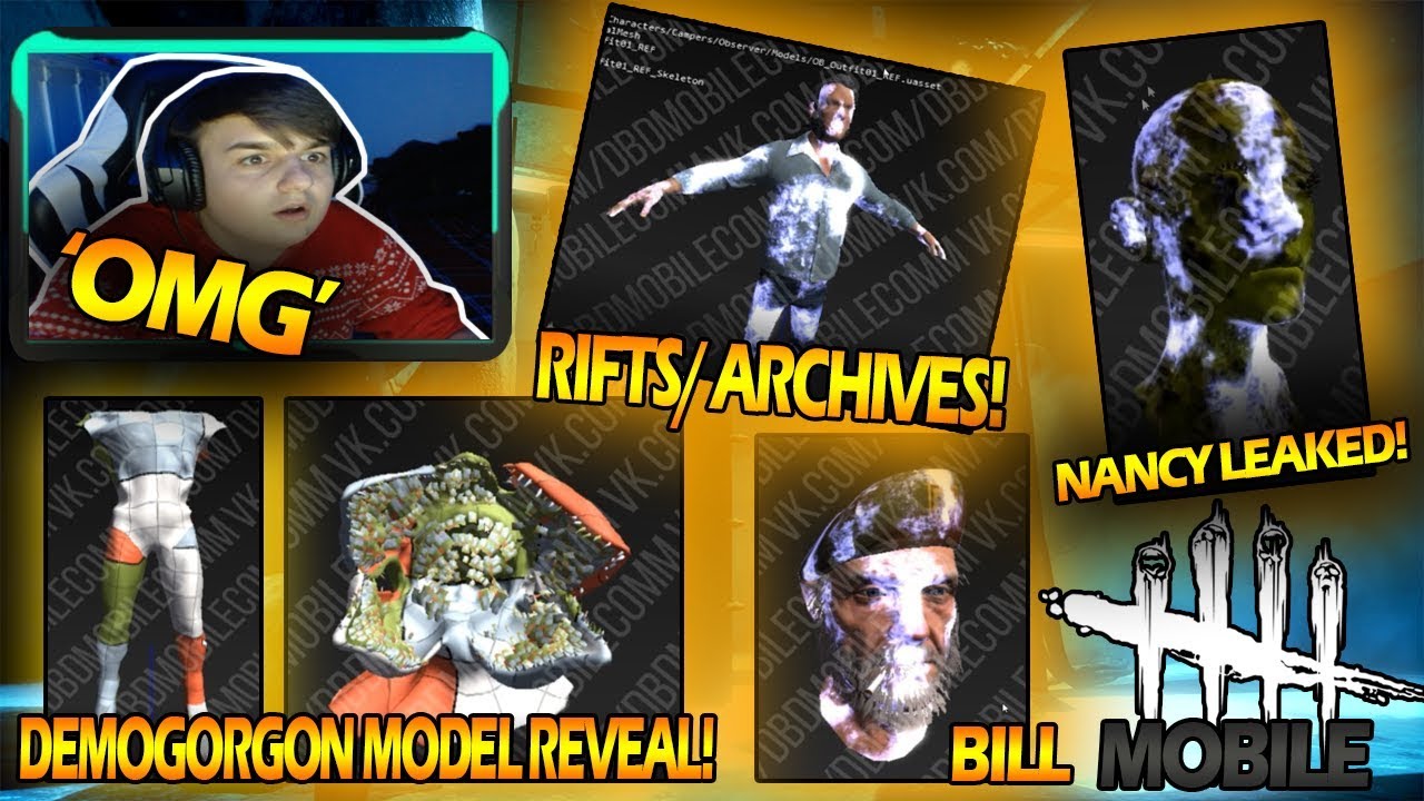 Dead by Daylight Mobile - DEMOGORGON, NANCY, BILL, MAPS LEAKED! + RIFT & MORE!