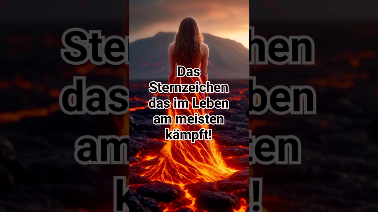 Das Sternzeichen das im Leben am meisten k&auml;mpft!