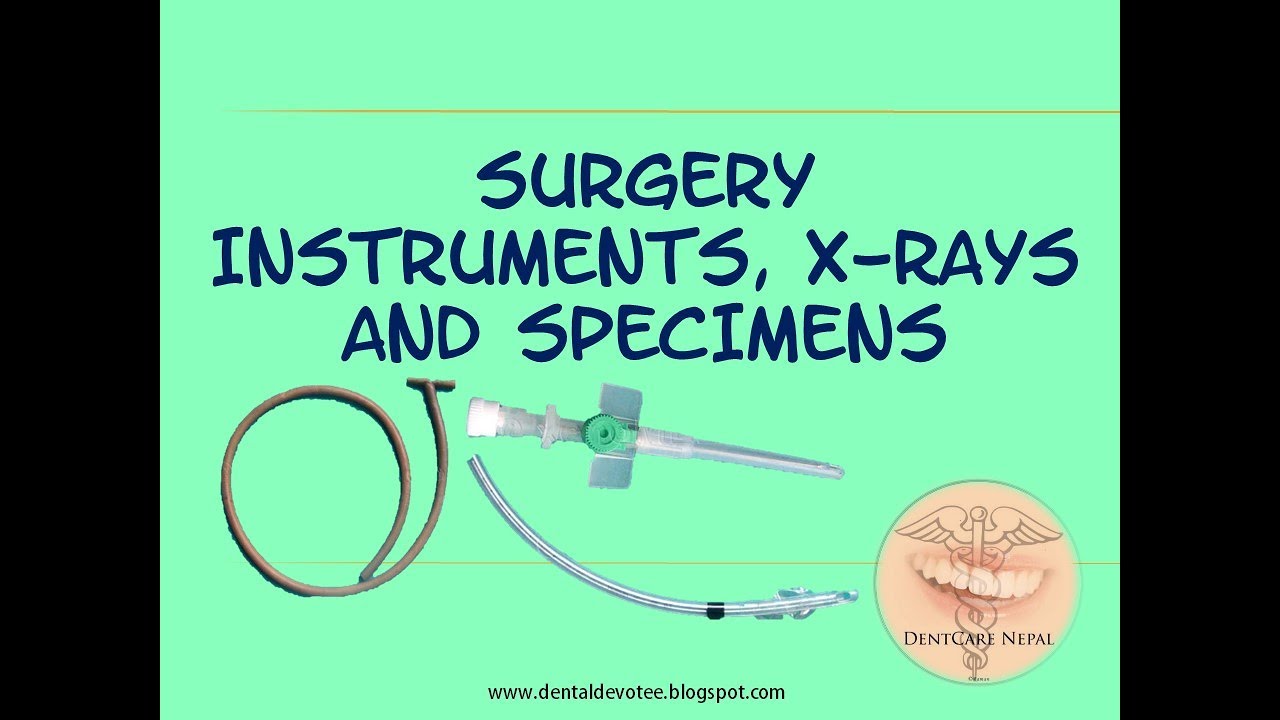 General Surgery OSPE OSCE Spotters - Basic Surgical Instruments