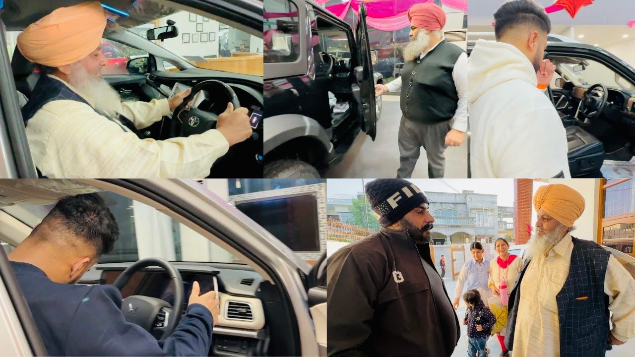 FAMILY NU NEW CAR DAVON DA TIME AGEYA | DADDY KEHNDE MERA DIL NI LAGDA HUN INDIA | INDER & KIRAT