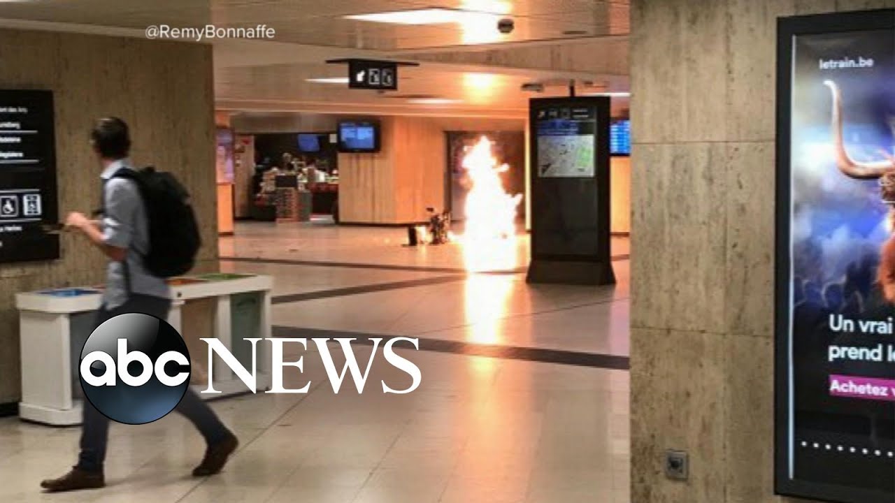 Explosions and gunfire at train station in Brussels